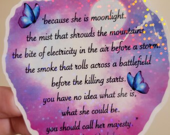 Quicksilver quote sticker