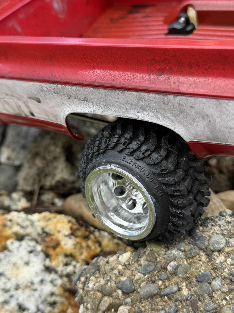 1.3in, 1.0in Island Style Deep-Dish Wheel Wide 3D Printed TRX4M SCX24 FCX24 image 3