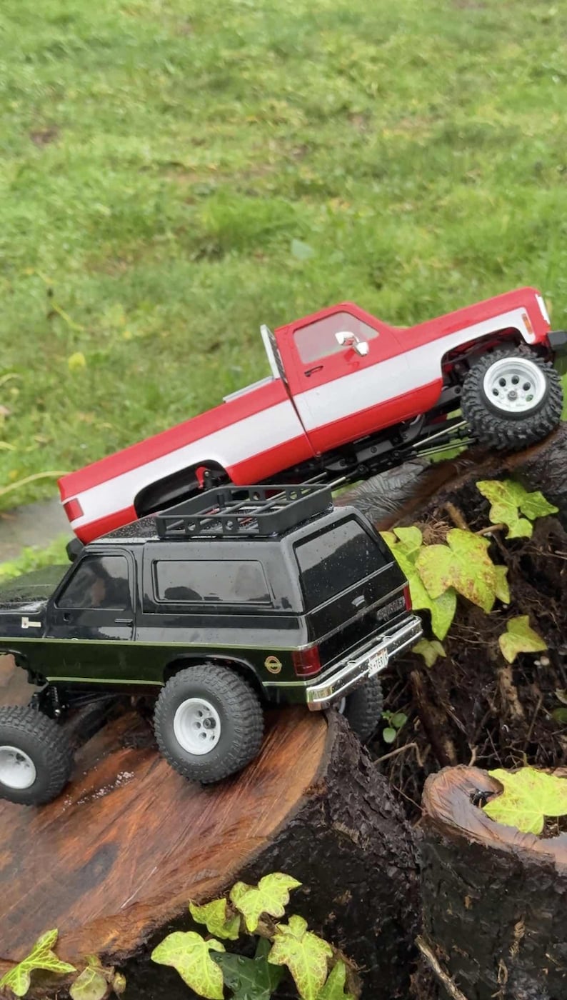 1.3in, 1.0in Island Style Deep-Dish Wheel Wide 3D Printed TRX4M SCX24 FCX24 image 6
