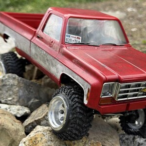 1.3in, 1.0in Island Style Deep-Dish Wheel Wide 3D Printed TRX4M SCX24 FCX24 image 2