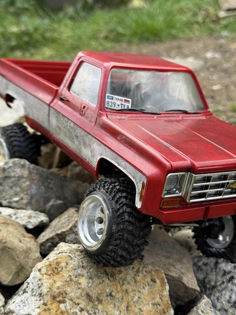 1.3in, 1.0in Island Style Deep-Dish Wheel Wide 3D Printed TRX4M SCX24 FCX24 image 2