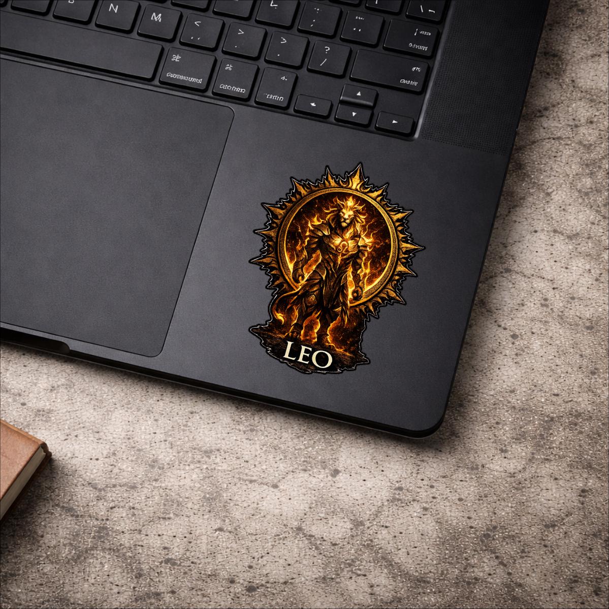 Sticker Names Leo Leo Zodiac Sticker | Matte Vinyl Die Cut Sticker | Waterproof Laptop ...