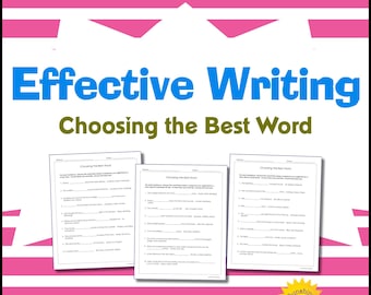 Creative Writing - Descriptive Nouns, Verbs, Adjectives - Vocabulary - PDF and Google Drive Bundle