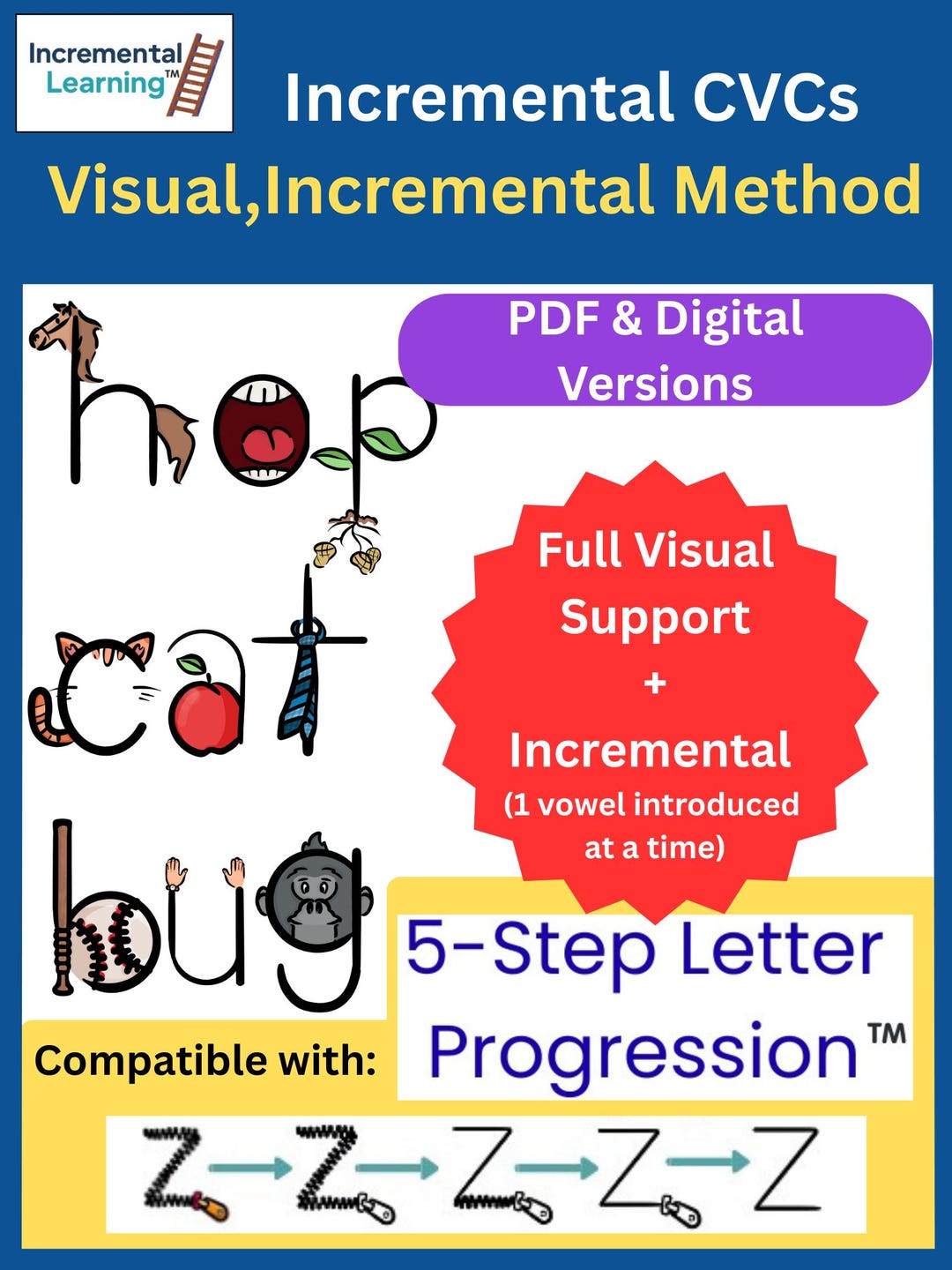 Visual Cvcs Reading Program-incremental Support for Decoding-effective ...