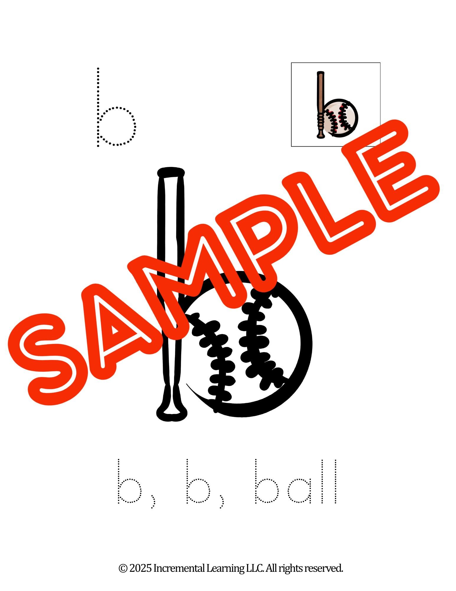 Visual Alphabet Coloring Book & Tracing-learn Letter Sounds- See, Say ...