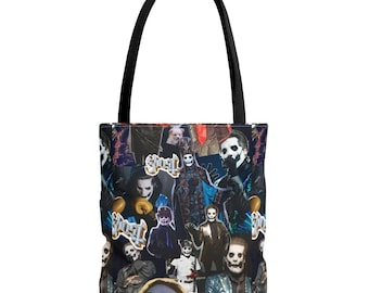 Papa Emeritus IV Tribute Collage Tote Bag | Ghost Band Fan Artwork