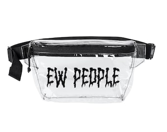 Clear Festival Fanny Pack | Transparent Concert Waist Bag