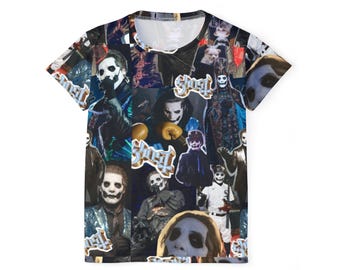 Ghost Papa IV Fan Collage Women's Sports Jersey | Band Graphic, All-Over Print