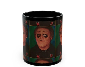 Ghost Band Main Poncho Portrait Mug | Black 11oz 15oz