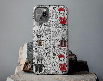 Ghost Band Fan Doodle Papa Plushie iPhone Case