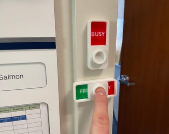Magnetic FREE / BUSY Slider - for Office