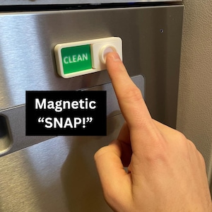 Magnetic CLEAN/DIRTY Dish Slider - for dishwasher
