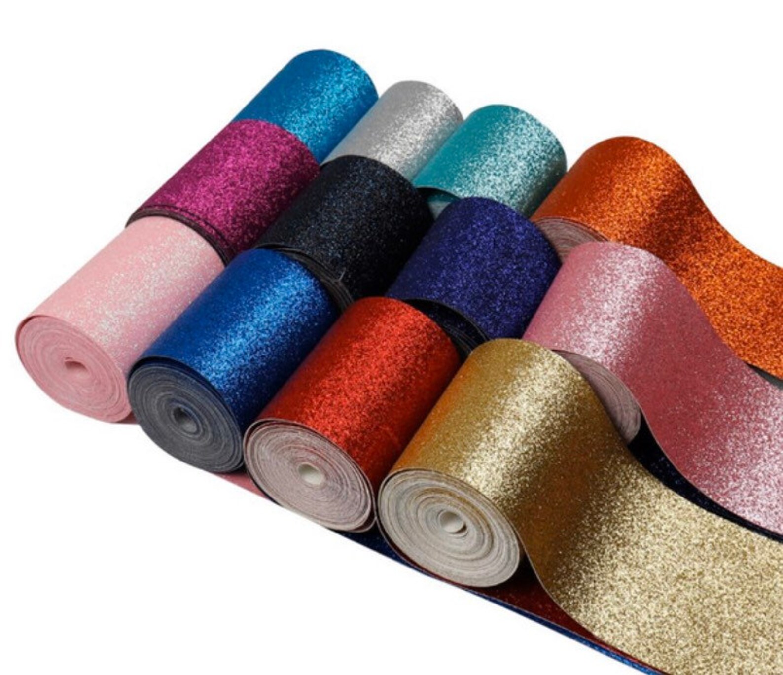 3 Glitter Ribbon Etsy