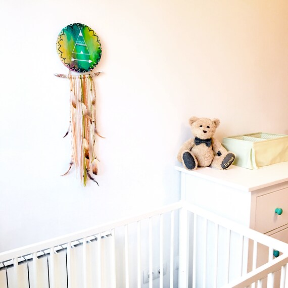 Nursery Boho Decor Baby Room Decor Nursery Art Nursery Dream Catcher Boho Dreamcatcher Boho Wall Decor Dream Catcher Wall Hanging
