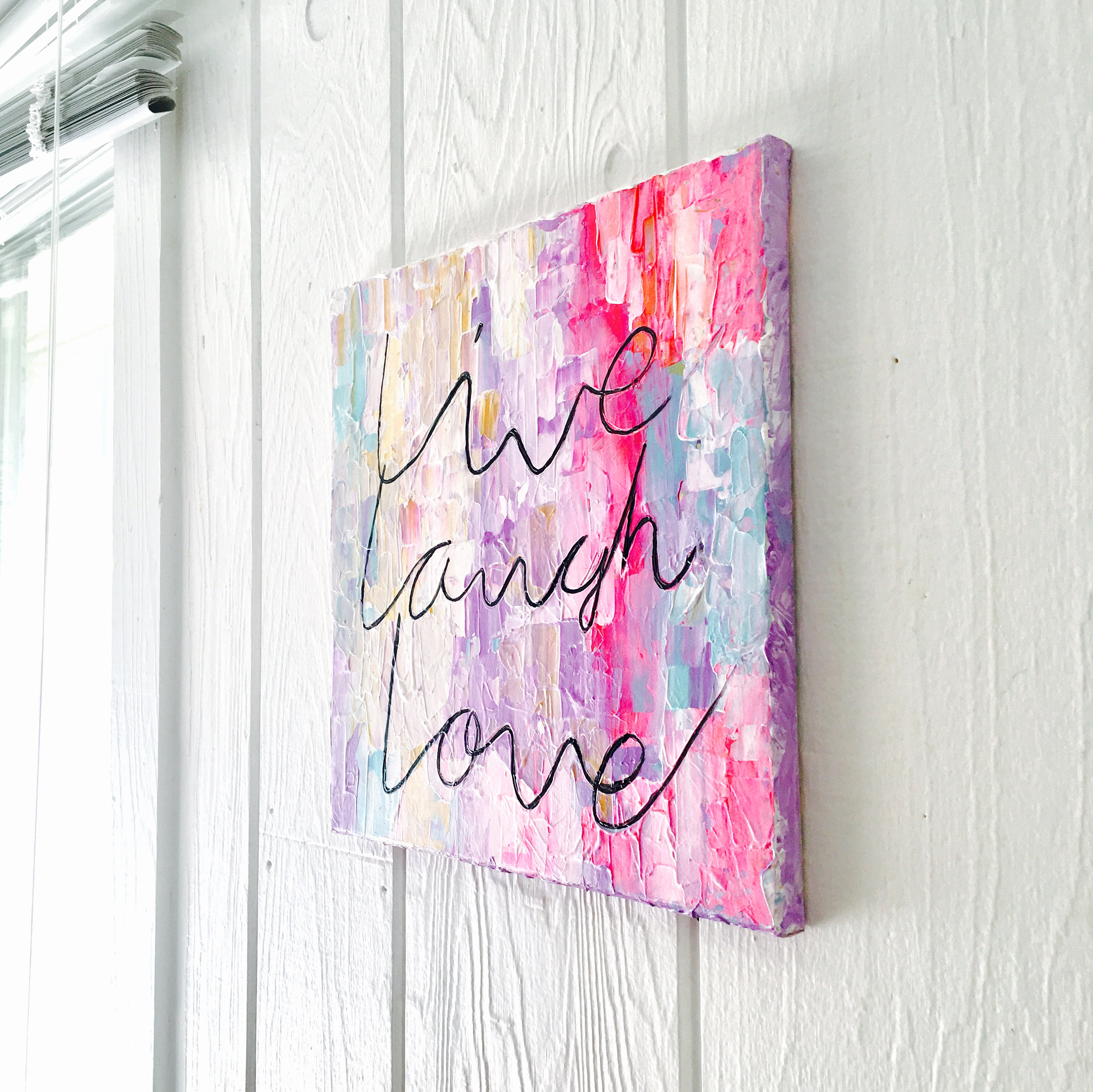 Original Acrylic Painting, Positive Quotes, Quotes Home Decor, Small Wall Art, Colorful Boho