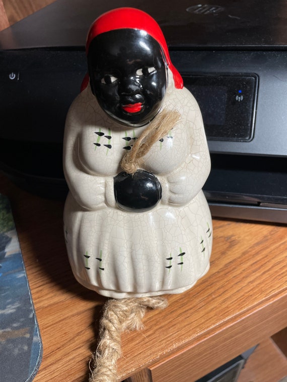 Vintage Mccoy Mammy String Holder / Wall Pocket Etsy