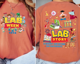 Lab Woche 2026 Shirt, Lab Geschichte medizinisches Labor professionelles T-Shirt, lustiges Tech Wissenschaftler Geschenk, bis zur Unendlichkeit und darüber hinaus für unsere Patienten
