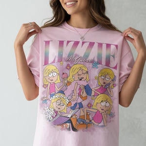 Lizzie McGuire Graphic Shirt, Y2K Nostalgia Tee, Fun Birthday Gift, Cartoon Style Women’s Fashion, 2000s Throwback Tee