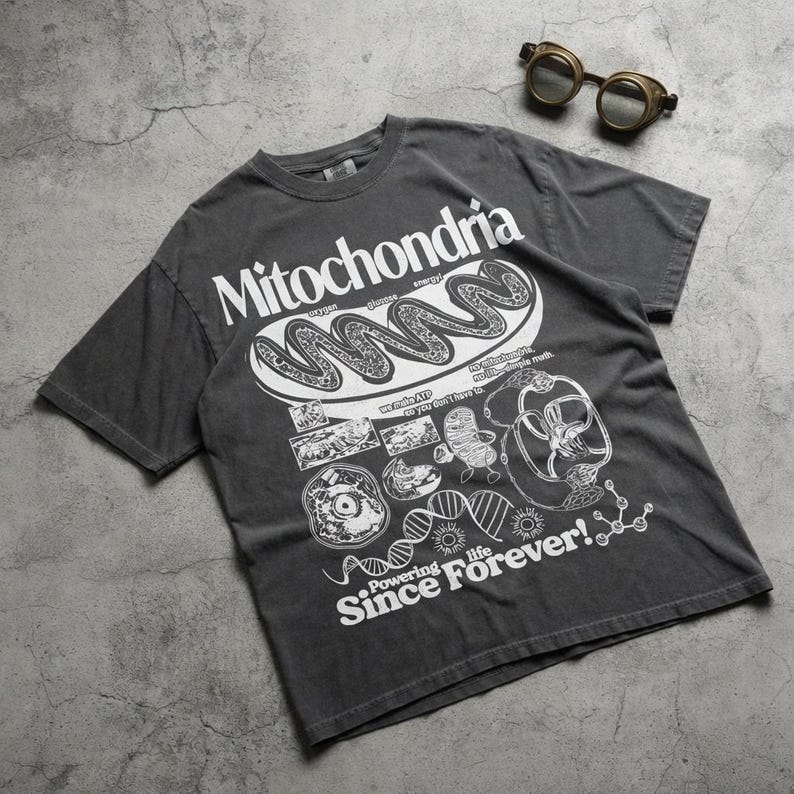 Mitochondria Shirt, Biology Teacher Gift, Science Nerd Tee, Powerhouse of the Cell, ATP Humor Shirt, Medical Student Top, Bio Major Gift image 2