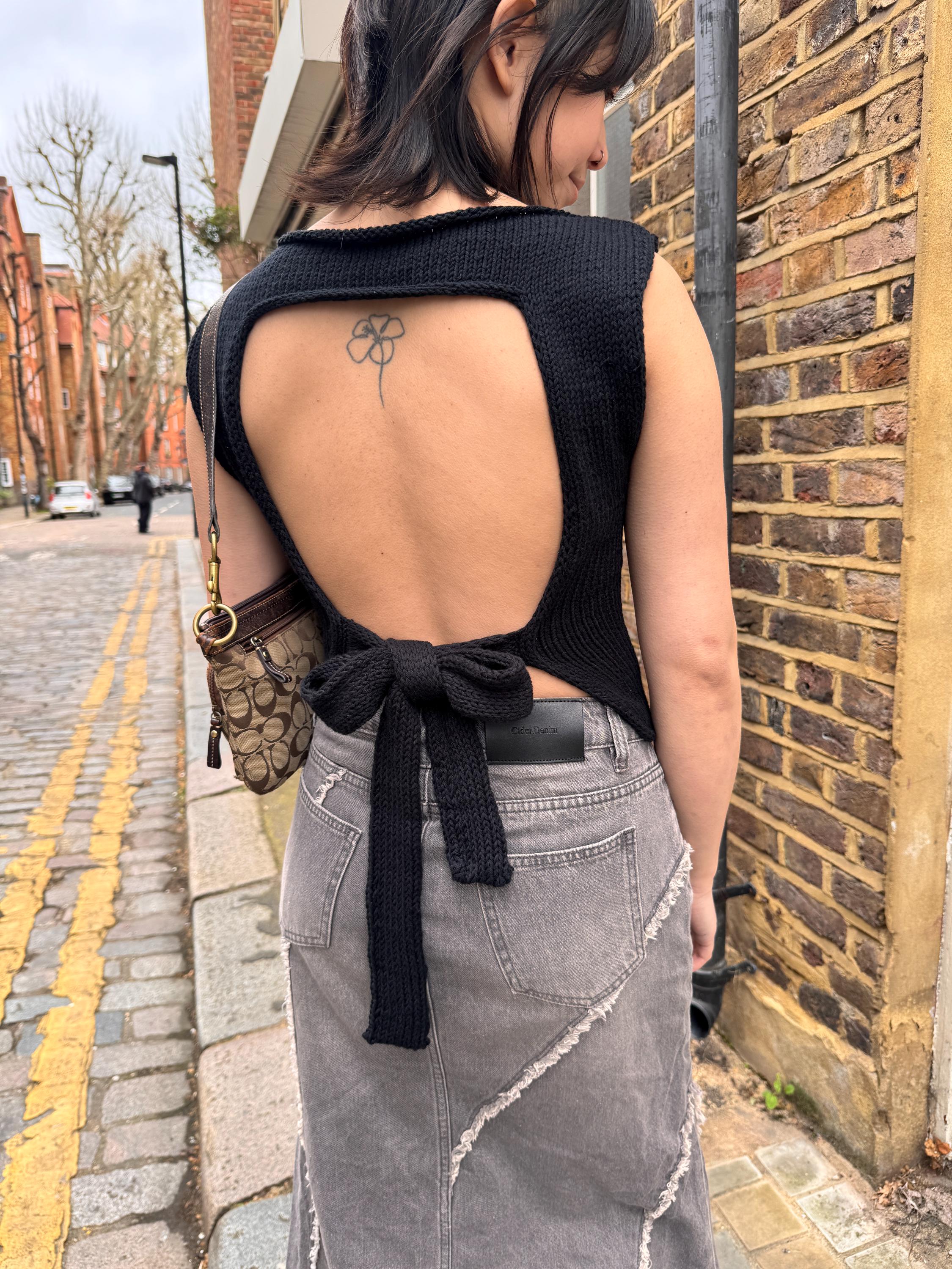 Arrietty Patterns Arrietty Backless Top Knitting Pattern - Etsy