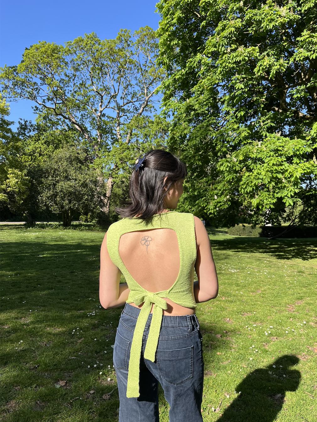 Arrietty Patterns Arrietty Backless Top Knitting Pattern - Etsy