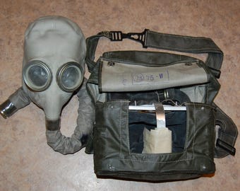 Gasmasker IP4 isolerend beschermend militair origineel IP4 USSR - Magazijnconditie