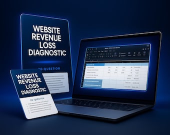Website Audit Kit | Revenue Loss Calculator | Small Business Website Diagnostic & SEO Audit Template (PDF + Excel)