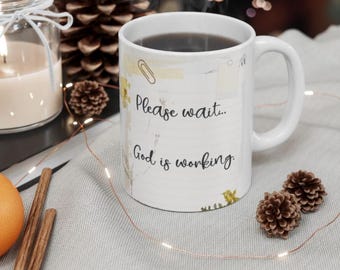 Faith Coffee Mug: Christian Inspirational Gift, Religious Encouragement