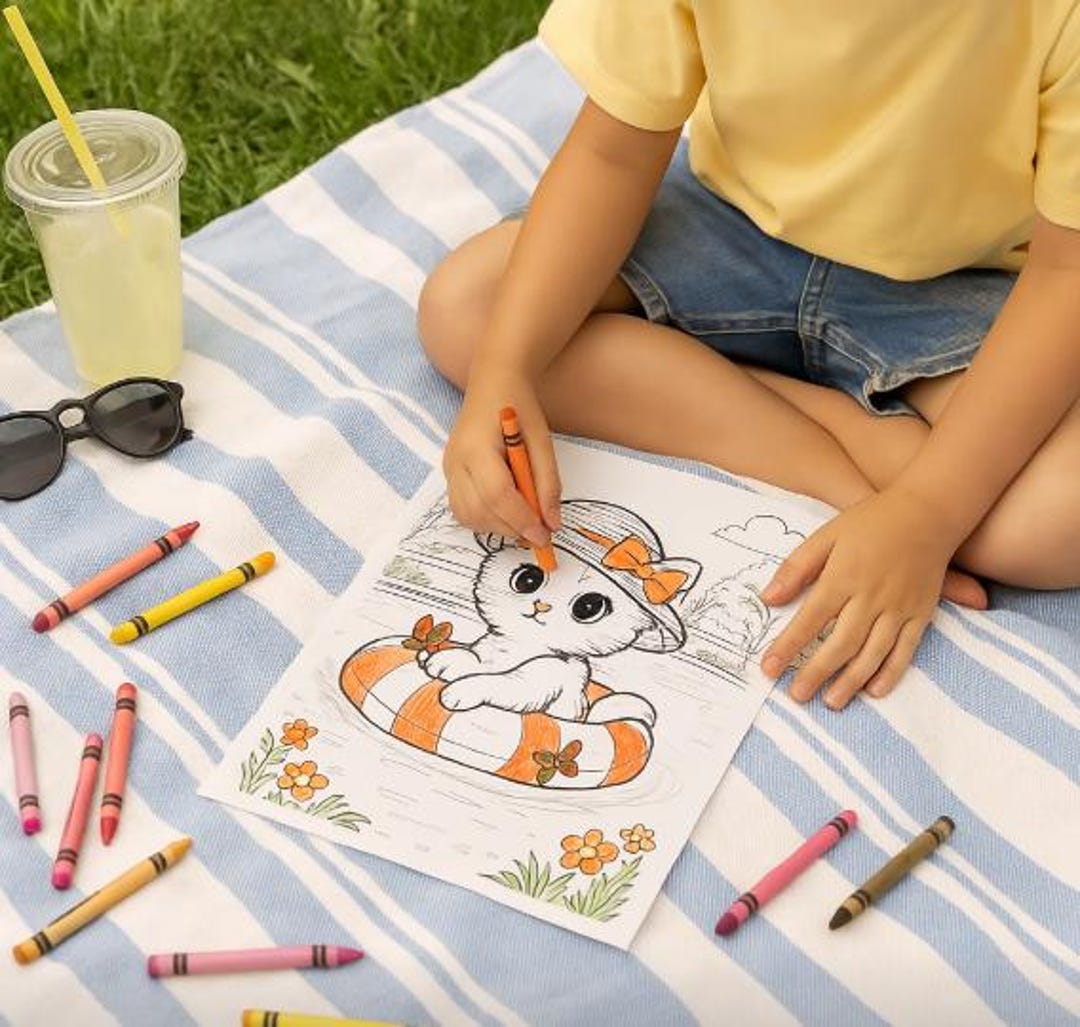 25 Cute Kitten Coloring Pages Printable for Kids | Cat Coloring Book ...