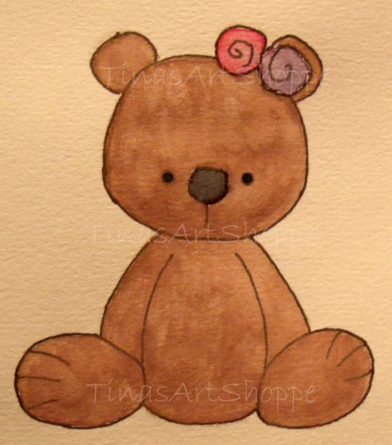 paintings of teddy bears