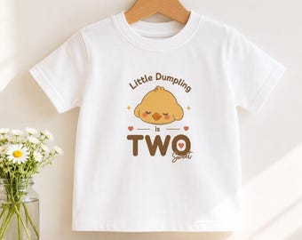 Little Dumpling is TWO Sweet Shirt, 2nd Birthday Shirt, Two Sweet Birthday Outfit, Duck Birthday Tee, Toddler Birthday Shirt