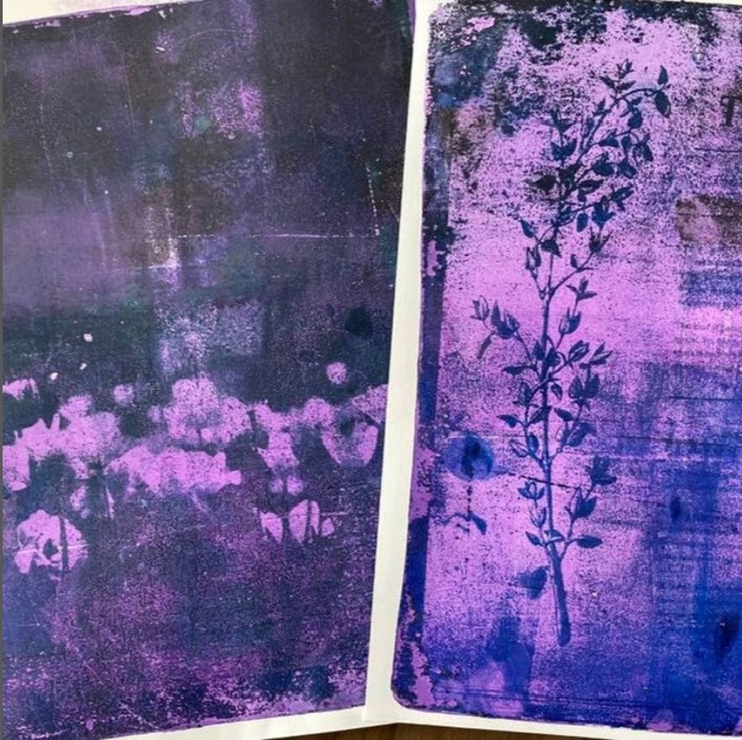 print-monoprint-gelli-monoprint-set-of-2-prints-botanical-print