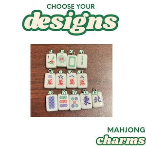 Llavero/Colgante para bolso de regalo de Mahjong personalizable / Ganador de premio del juego imagen 11