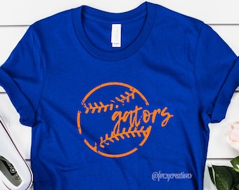 Gators Baseball shirt | Baseball Tee | Mom Baseball Shirt | Baseball shirts for Women | Gators Shirt | Softball Shirt | Florida Baseball