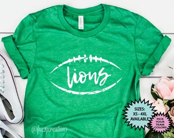 LIONS Football Shirt | Lions Shirt | Lions YALL shirt | GO Lions Football Game Day Shirt | Football Mom shirts | Lions Football Tee