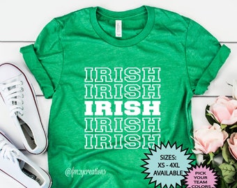 IRISH Shirt | Football shirt | Irish Baseball Tee | Irish Y'all Football Game Shirt | Football shirts for Women Irish Basketball Shirt