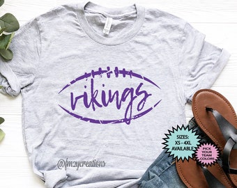 Vikings FOOTBALL Shirt | Go Vikings Shirt | Vikings YALL Shirt | Football Game Day Shirt | Vikings Football Mom shirts | Vikings High School