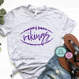 Vikings FOOTBALL Shirt Go Vikings Shirt Vikings YALL Shirt Football Game Day Shirt Vikings Football Mom shirts Vikings High School image 1