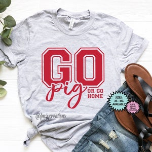 ARKANSAS Shirt | GO PIG or Go Home | Woo Pig Shirt | Football Game Day Shirt | Football shirts for Women | Razorbacks Shirt Arkansas