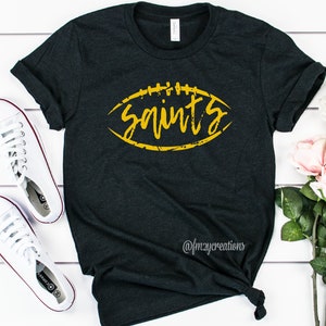 SAINTS Football shirt | Football Tee | Football Game Shirt | Football shirts for Women | Saints Football | HIGH School Spirit Tee | NOLA
