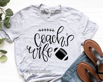 Coachs Wife shirt | Coach SHIRT | WIFE Shirt | Dibs on Coach Football Coach Wife Shirt | Football Coach Shirt | Football shirts for Women |