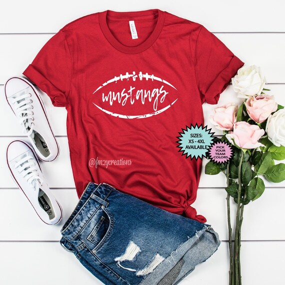 MUSTANGS Football shirt | Mustangs Shirt | Mustang Yall Shirt | Football Game Day Shirt | Football Mom Shirt Mustangs | Mustangs Mascot
