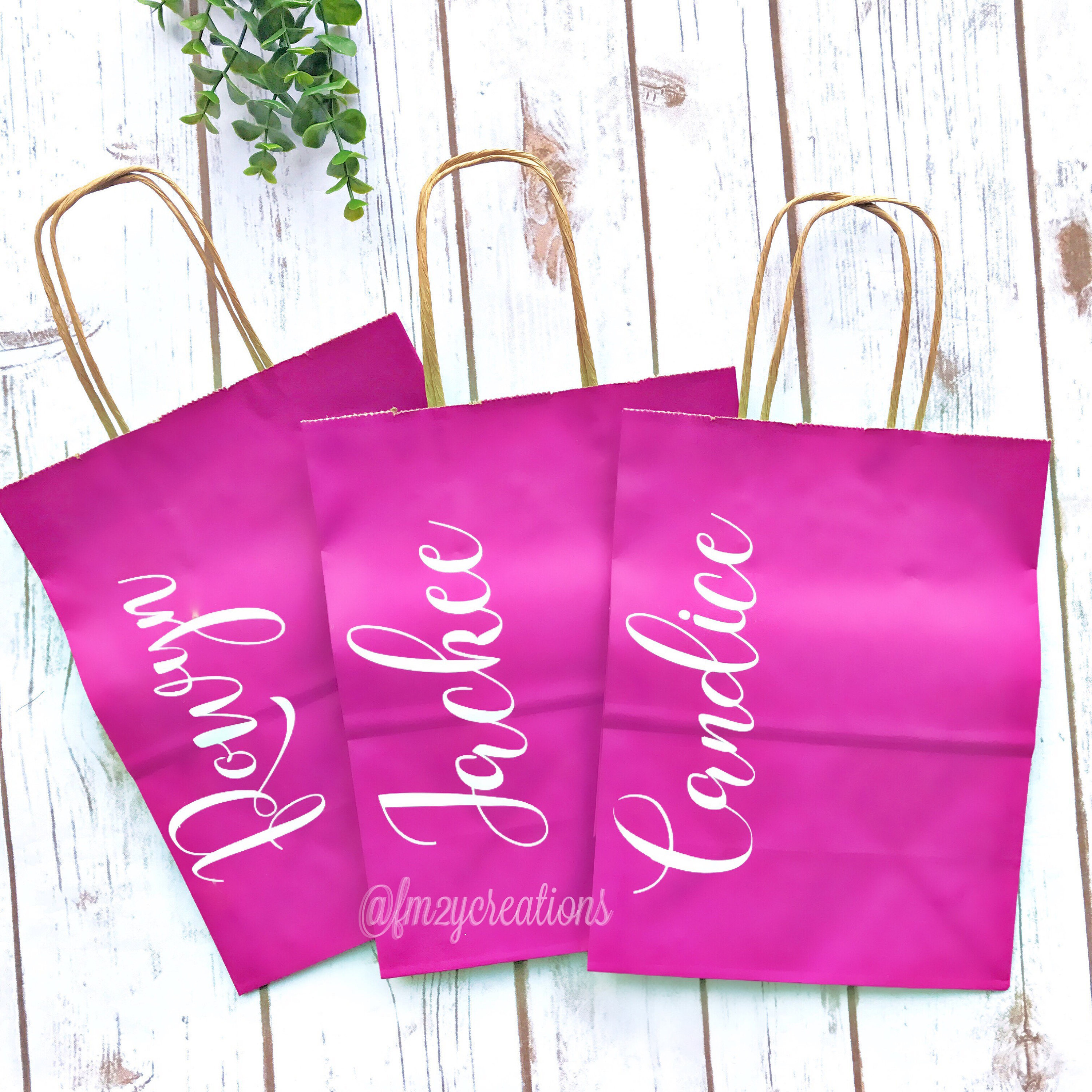 Bachelorette Party Gift Bags Personalized gift bags Etsy