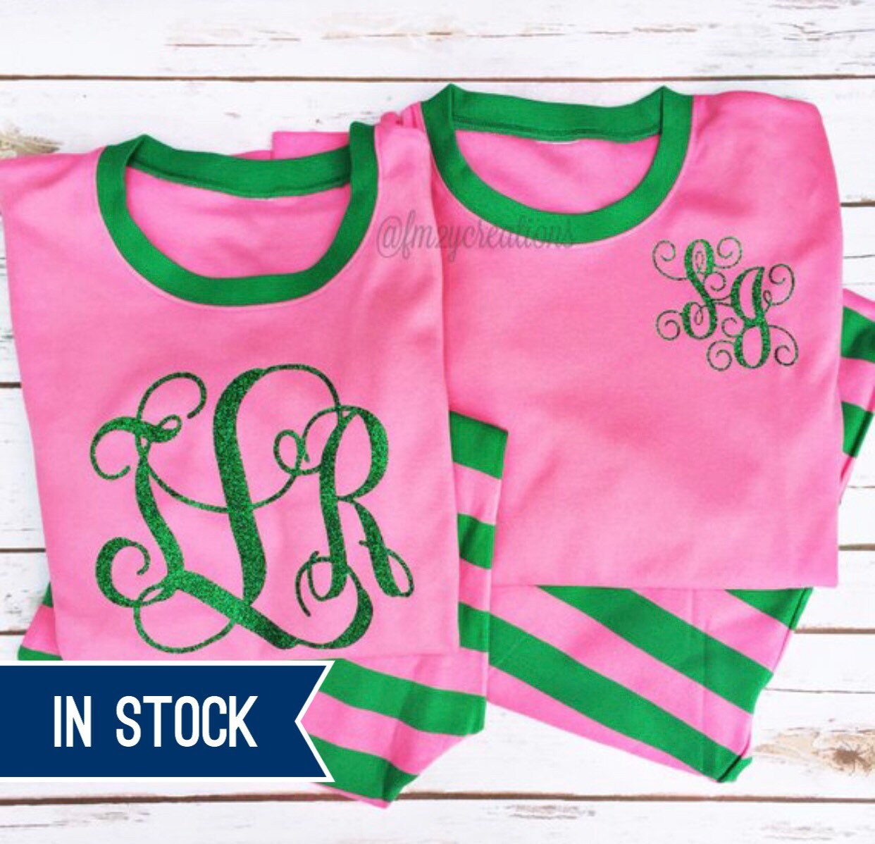 Pink and Green Pajamas Christmas Pajamas Alpha Kappa Alpha Etsy Christmas Pajamas Pink
