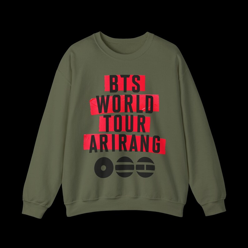 BTS World Tour Arirang Graphic Sweatshirt, Kpop Concert Jumper - Etsy