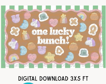 One Lucky Bunch | Canva Template | DIGITAL FILE