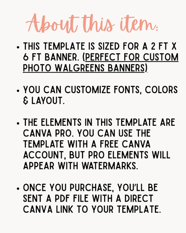 K&ouml;nnte beinhalten: Beschreibung einer digitalen Vorlage mit der &Uuml;berschrift &bdquo;&Uuml;ber diesen Artikel&ldquo;. Die Vorlage ist f&uuml;r ein Banner von 0,6 m x 1,8 m dimensioniert. Sie erm&ouml;glicht die Anpassung von Schriftarten, Farben und Layout. Die Elemente sind Canva Pro.