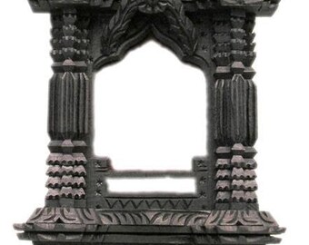 8 inch, Wooden Hand Carved Windows