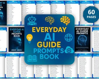 Everyday AI Prompt Guide, 60 Topic Lists for Instant Download