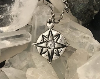 Follow Your Heart Compass Necklace